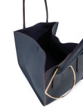 tote bag with gold tone detail
