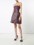 sequin strapless dress