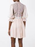 mini Aura lace sleeved dress