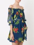 off shoulder floral dress