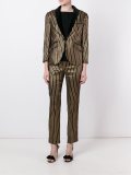 striped fitted jacket