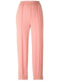 tapered ankle length trousers
