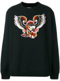 eagle patch sweatshirt