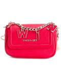 lettered chain crossbody bag