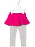 'Planib' skirt-layered leggings