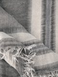 fringed striped scarf