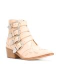 buckled cowboy boots