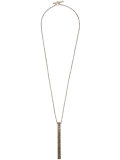 perforated pendant necklace 