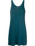 sleeveless flared dress