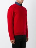 embroidered logo sweatshirt