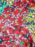 abstract print dress 