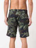 camouflage print shorts 