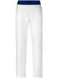 'Opt Art' straight trousers