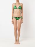printed triangle bra