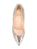 studded pointed toe pumps