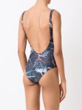 abstract print swimsuit