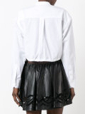 drawstring hem shirt