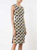 printed sleeveless dress