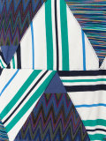zigzag print T-shirt