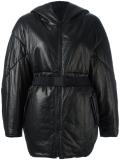 belted oversized jacket