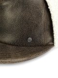 leather cap