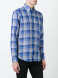 checked button-down shirt