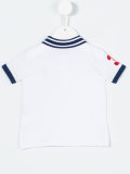 logo条纹领polo衫