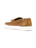 lace-up detail boat shoes