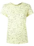 splatter print T-shirt