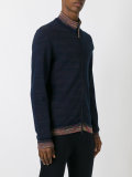 zipped up sweatshirt 