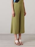 high waist cropped trousers
