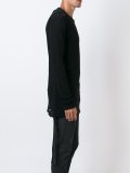 distressed long sleeve T-shirt