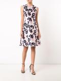floral print flared dress