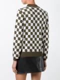 checked sweater