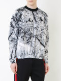 printed crew neck top