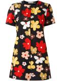 flower embroidered shortsleeved jacket
