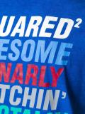 slogan V-neck T-shirt