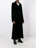velvet trench coat
