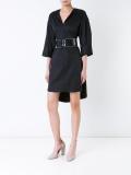 scoop back shirt dress