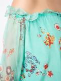 silk printed blouse