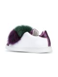fur pom-pom sneakers 