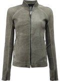 high neck zipped jacket