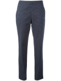 polka dot print trousers