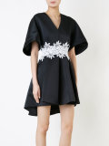 embroidered belt dress