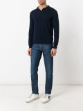 longsleeved polo shirt