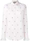 GG micro rose grid shirt