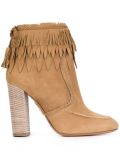 fringed ankle boots