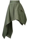 pointy asymmetric skirt