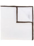 contrast trim pocket square 