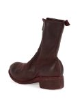 front zip ankle boots